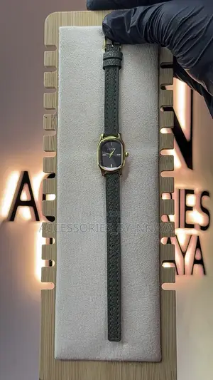 Green Leather Watch