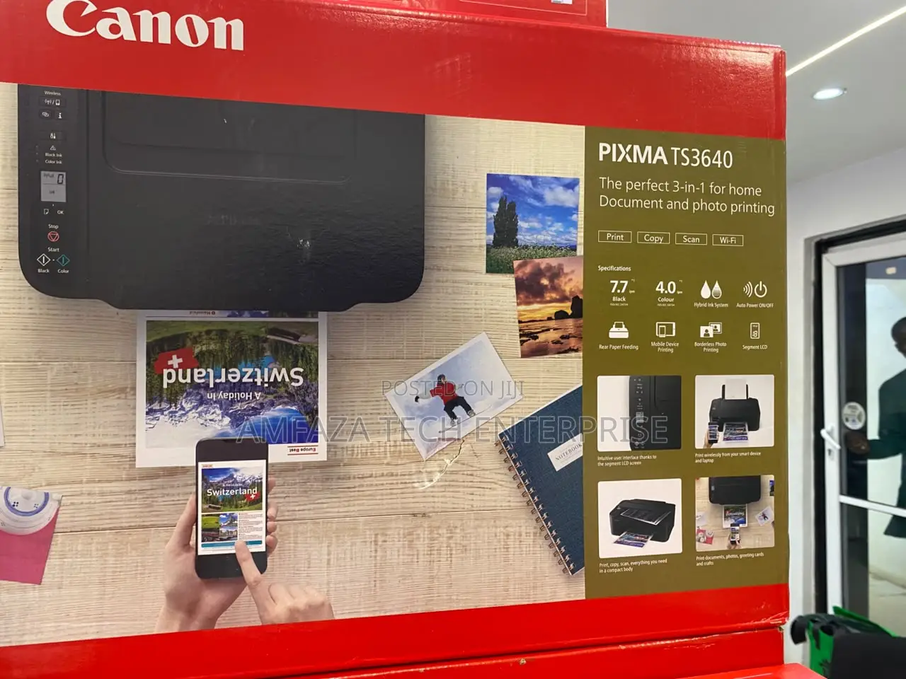 Canon Pixma Ts3640 Printer