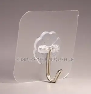 Strong Transparent Self-Adhesive Wall Hook - 5pcs