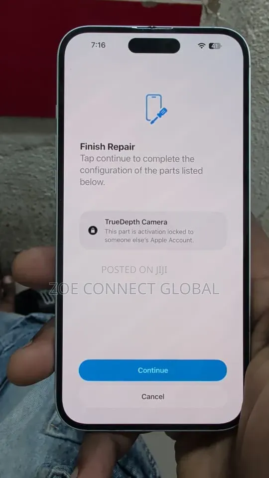 iPhone 16 Plus Icloud Screen