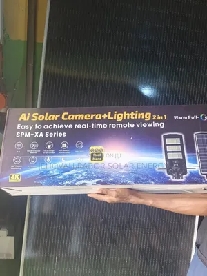 3 Lense PTZ AI CCTV Camera Street Lights