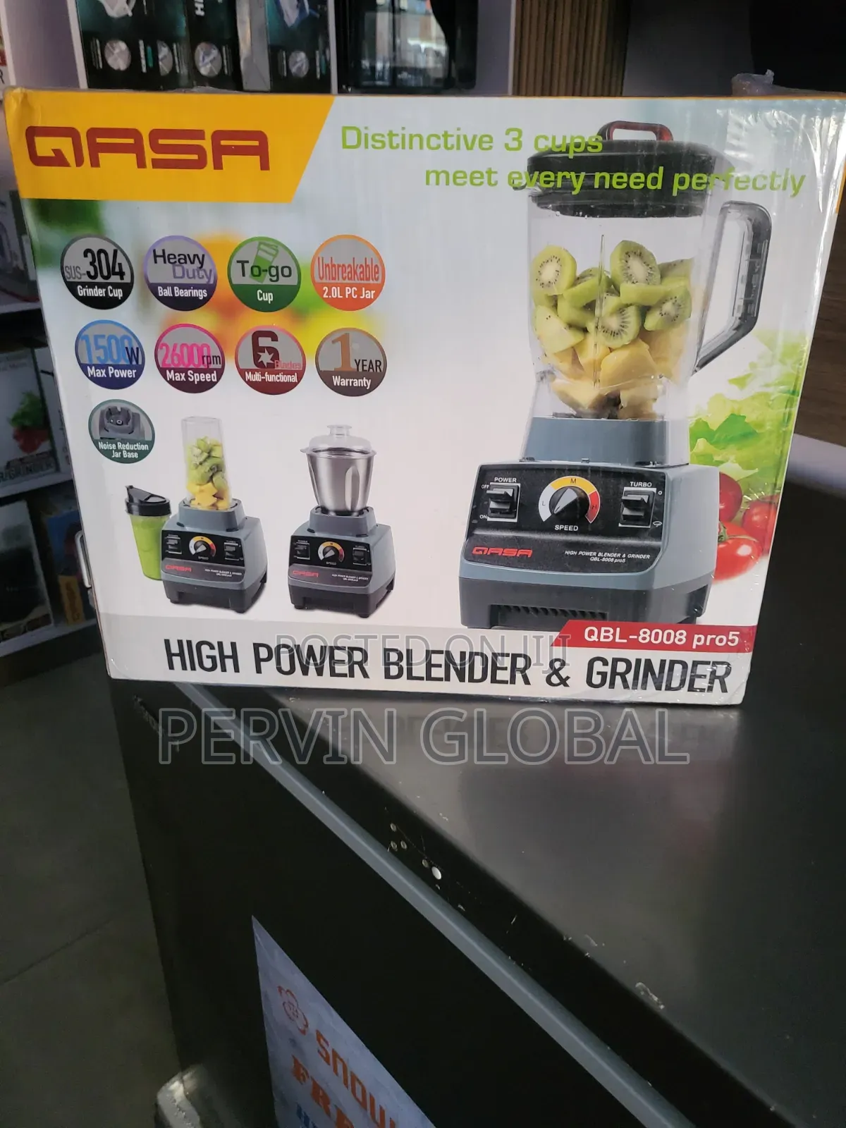 Qasa Blender Qbl8008 Pro5 1500w