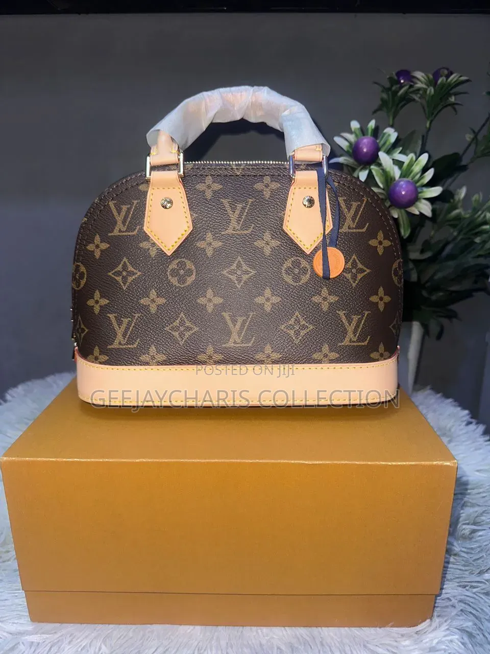 Structured Monogram Dome Handbag