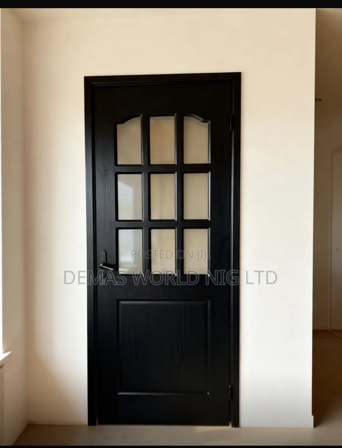 Kitchen Black Door 900 by 2100