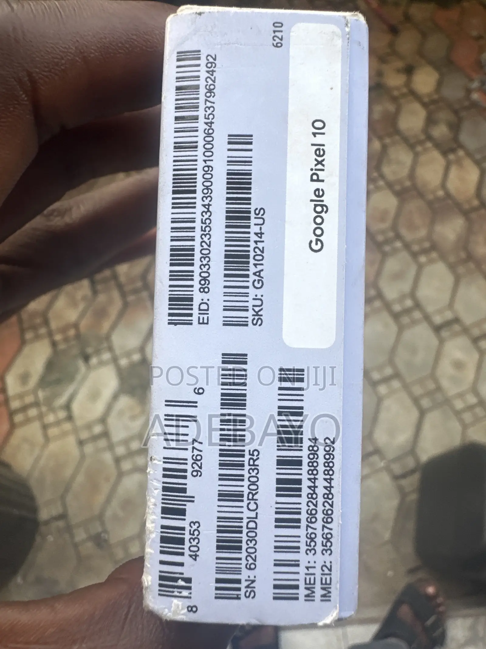 New Google Pixel 10 128 GB Gray
