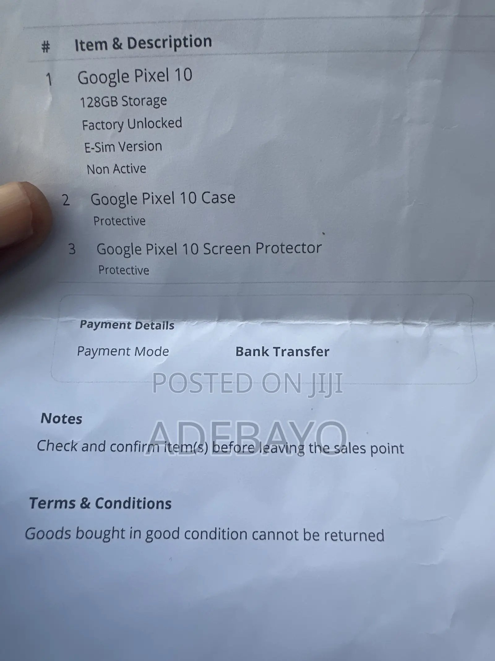 New Google Pixel 10 128 GB Gray