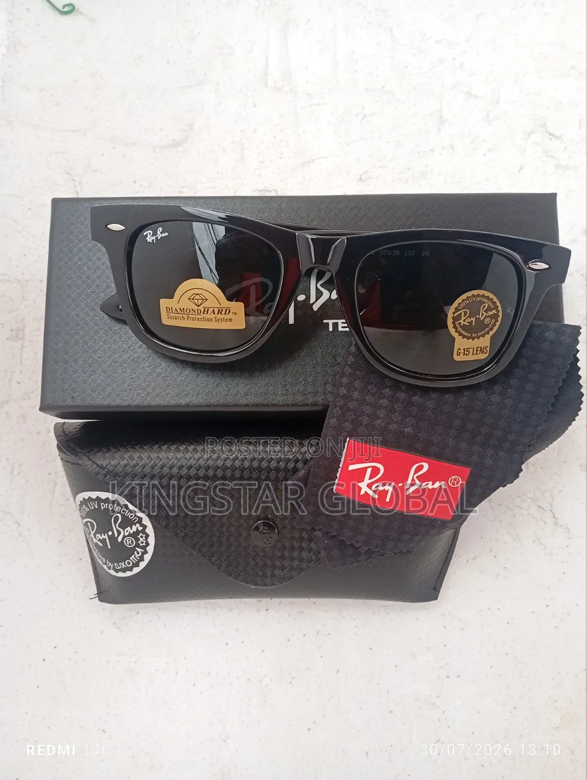 Rayban Sunglasses 100% UV Protection
