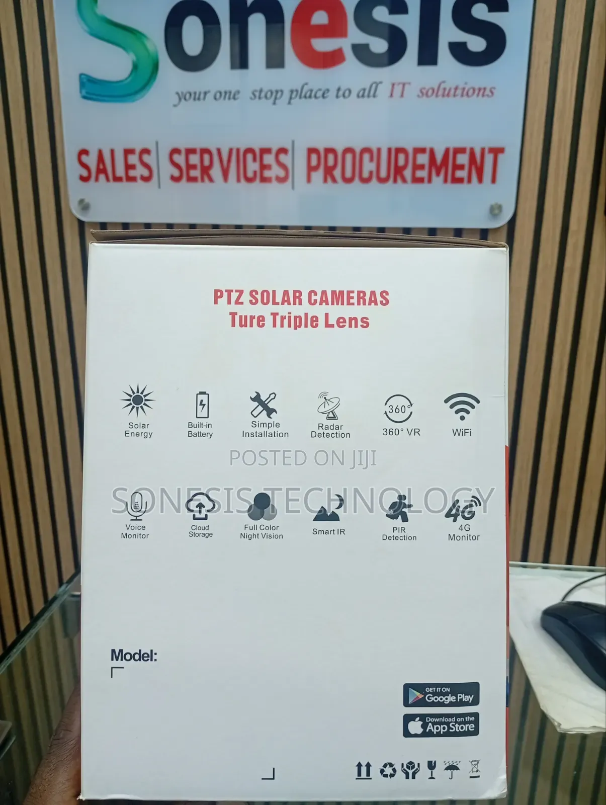 Triple Lens Solar Camera