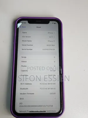Apple iPhone 11 64 GB Purple