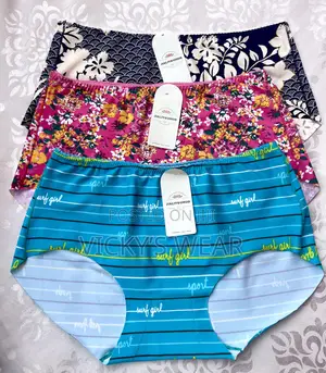 Women High Waist Cotton Brief Panties - JIALIYOUHUO Brand - Floral