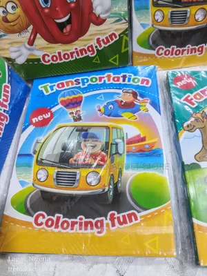 12pcs Themed Colouring Book