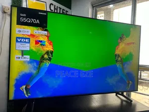 Almost New 55" Samsung Qled Q70a Display Smart TV