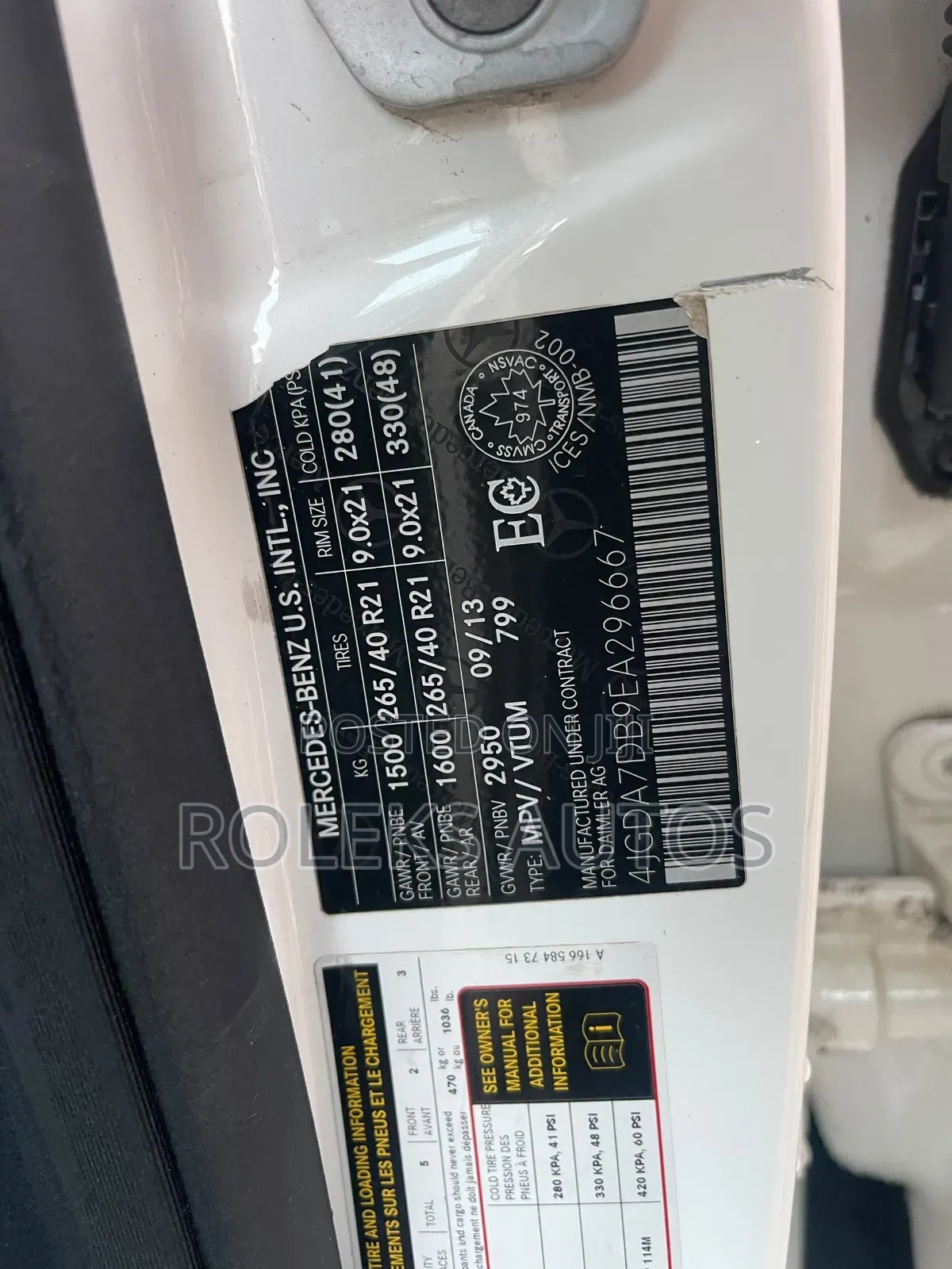 Mercedes-Benz M Class 2014 White