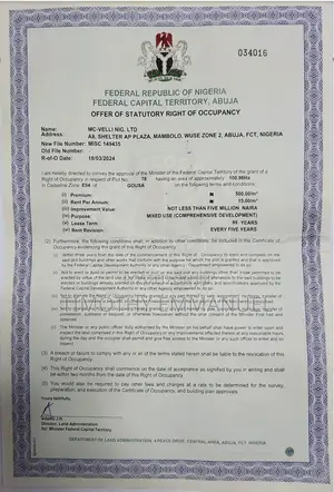 100 Hectares Gousa Along IDU Rout