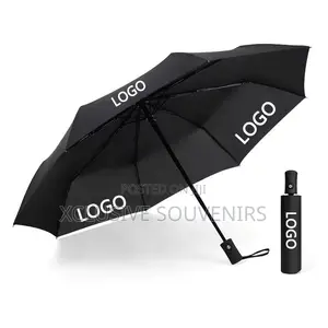 Promotional Custom Logo Windproof Full Automatic Travel Umbrella