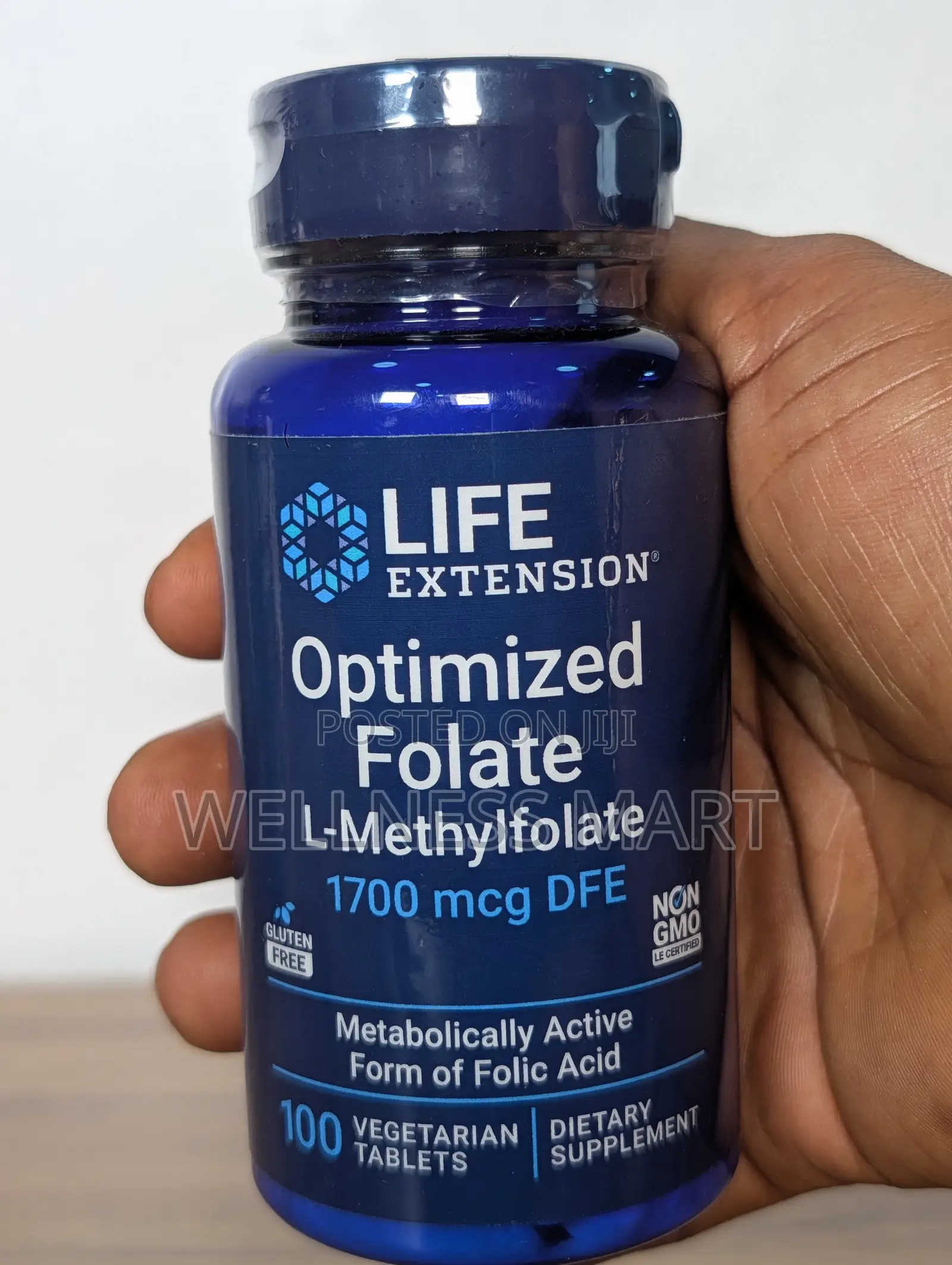 Life Extension Optimized Folate 1700mcg | 5-MTHF | 100 Tabs