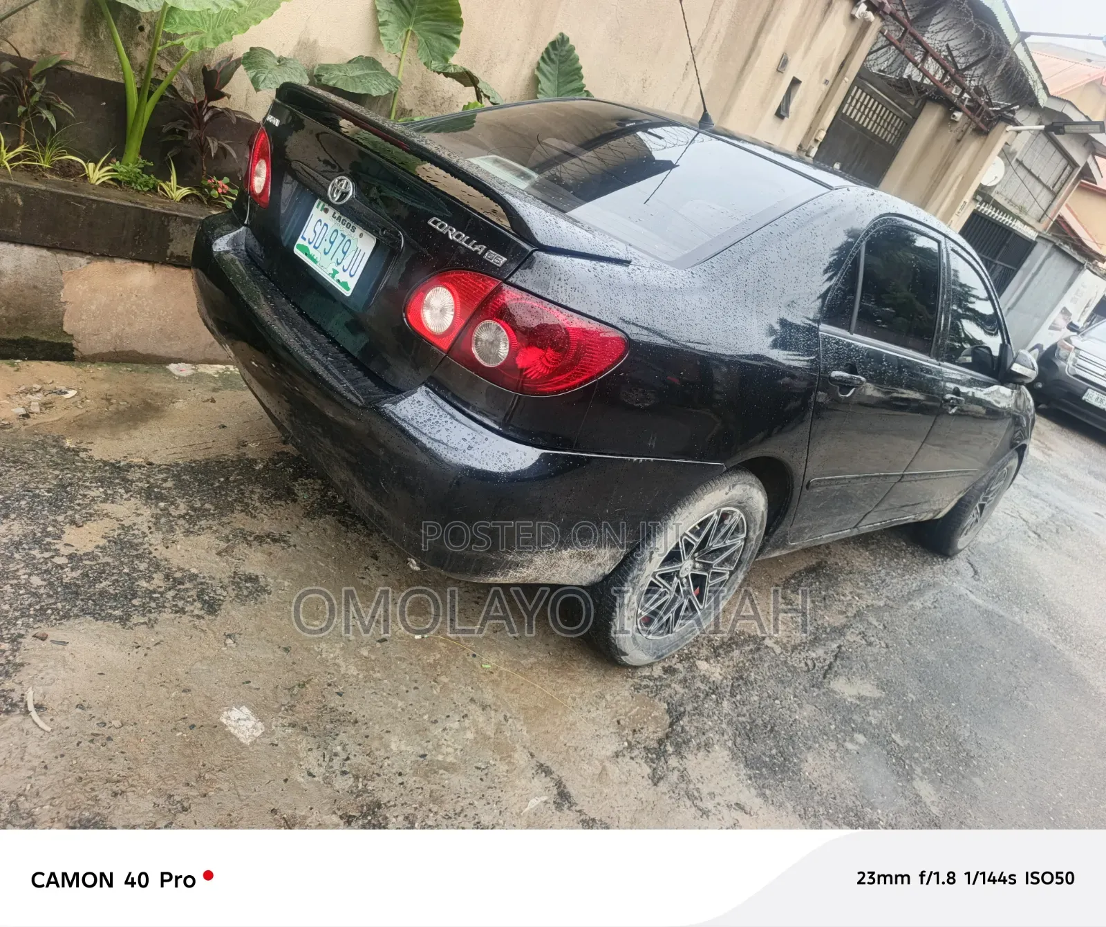 Toyota Corolla 2004 Black