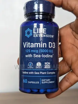 Life Extension Vitamin D3 5000 IU | Bone Immune | 60 Softgels