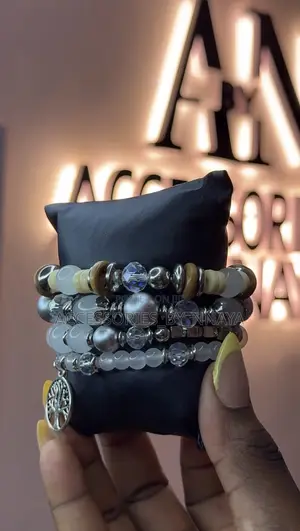 Silver White Beads