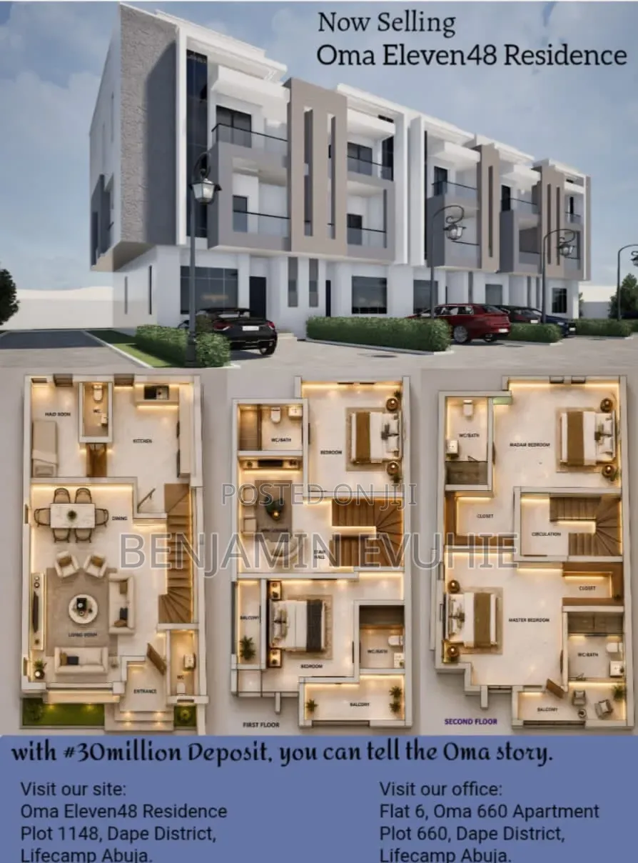 5 Bedrooms Semi Detached Apartment