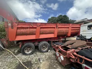 Heavy-Duty 8 Tyres Double-Axle Tipper Bucket Traile
