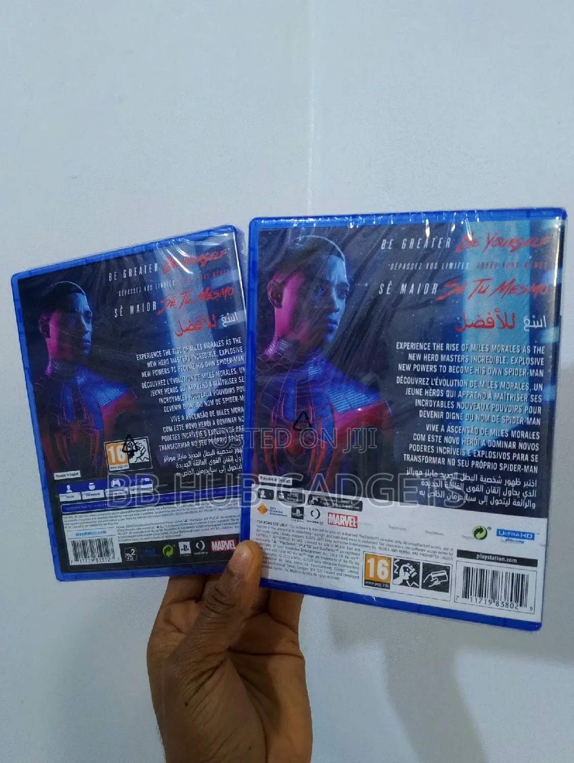 Ps5 and Ps4 SpiderMan Miles Morales Cd