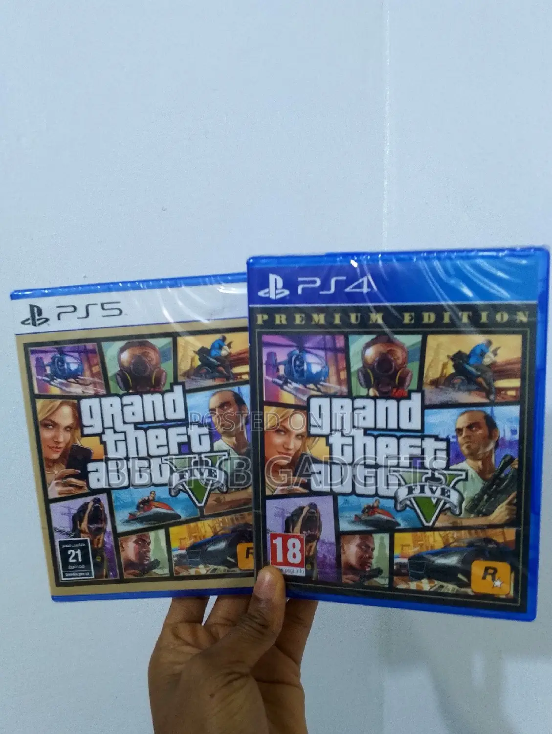 Ps5 and PS4 Grand Theft Auto v CD