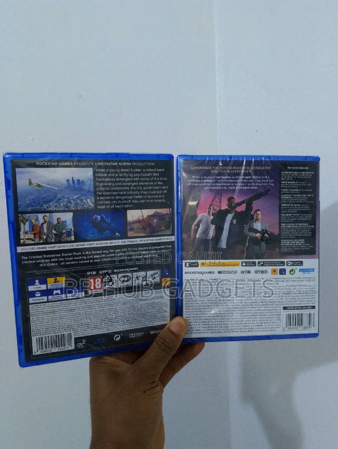 Ps5 and PS4 Grand Theft Auto v CD