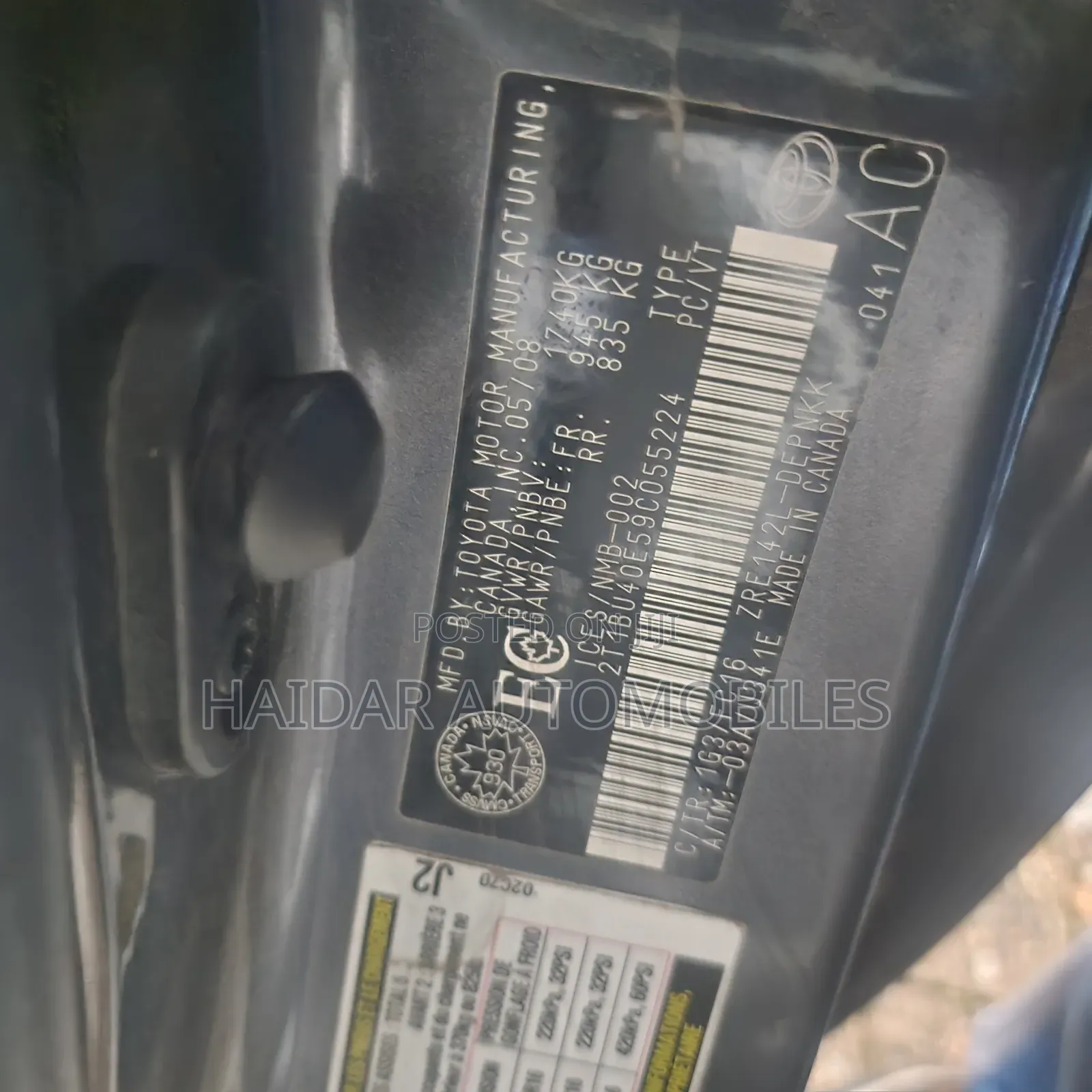 Toyota Corolla 2009 Gray