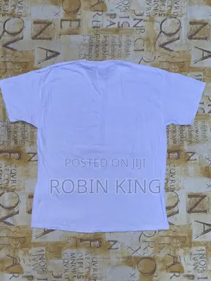 Fruit of the Loom Original White Plain Tee Shirt Size Large L