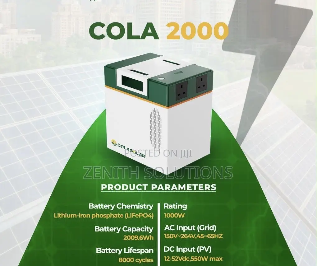 Cola 2000 : Solar Light Generator