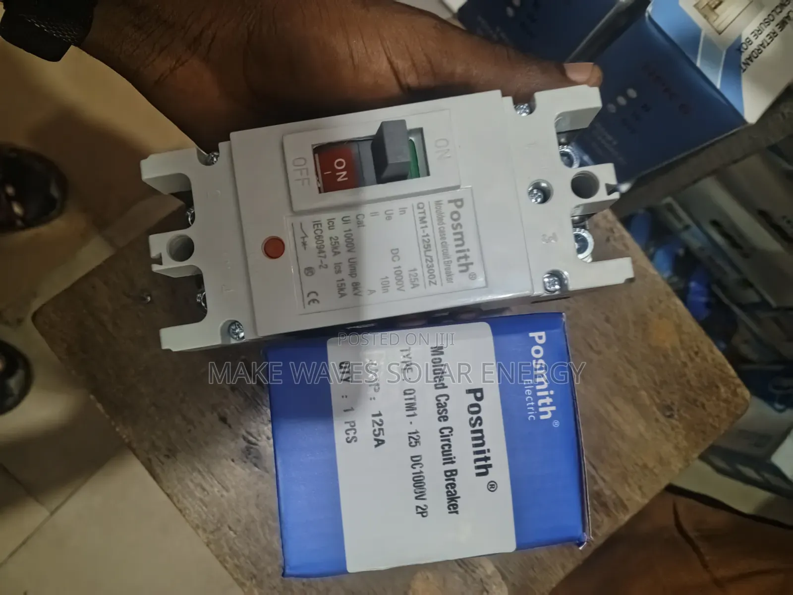 125A 2p McCb DC Breaker Posmith