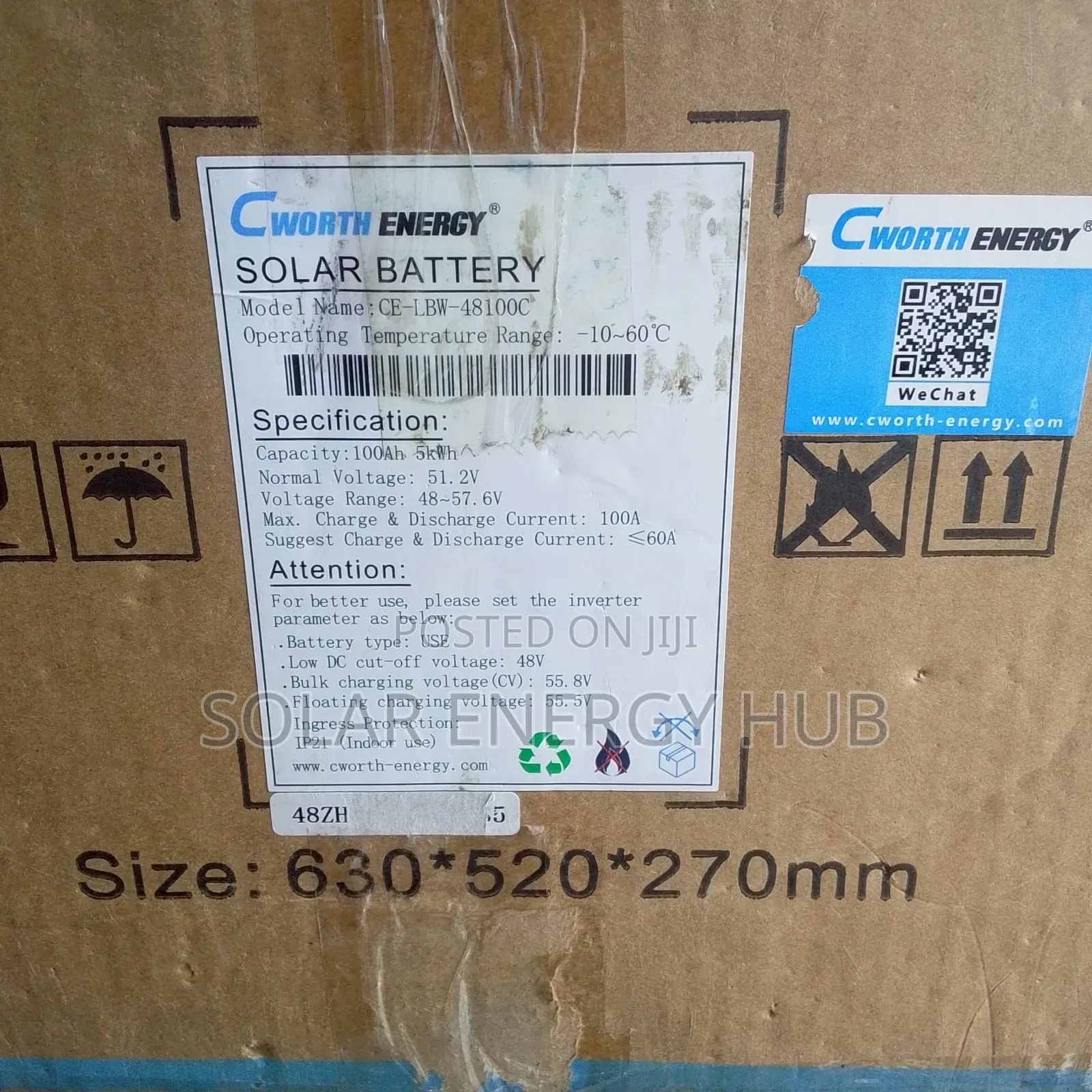 5kwh/48v Cworth Lithium Battery