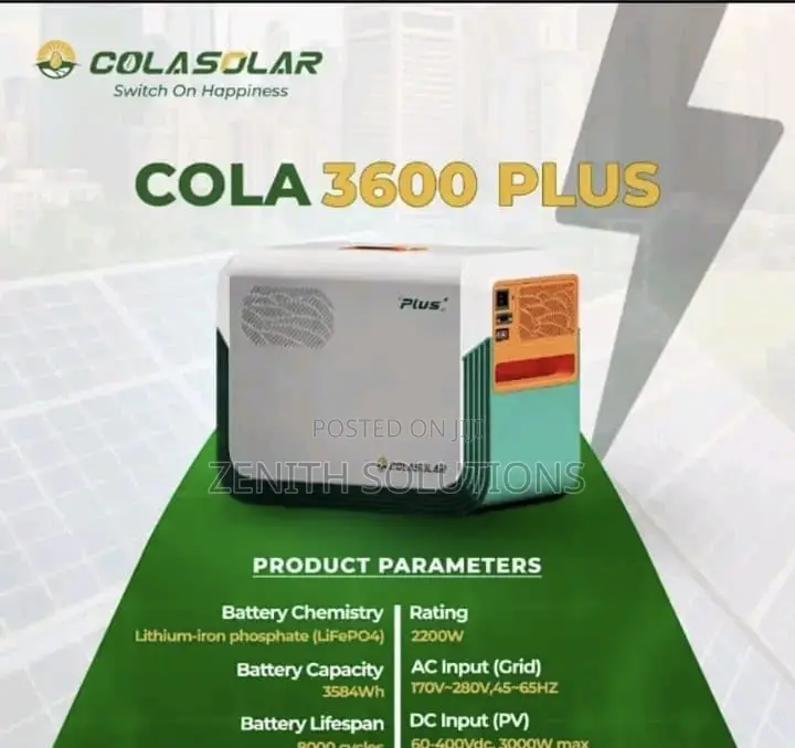 Cola 3600 Plus : Hybrid Long Lasting Solar Inverter