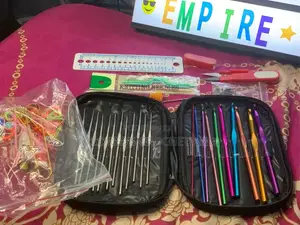 Leather Purse Crochet Hook Set