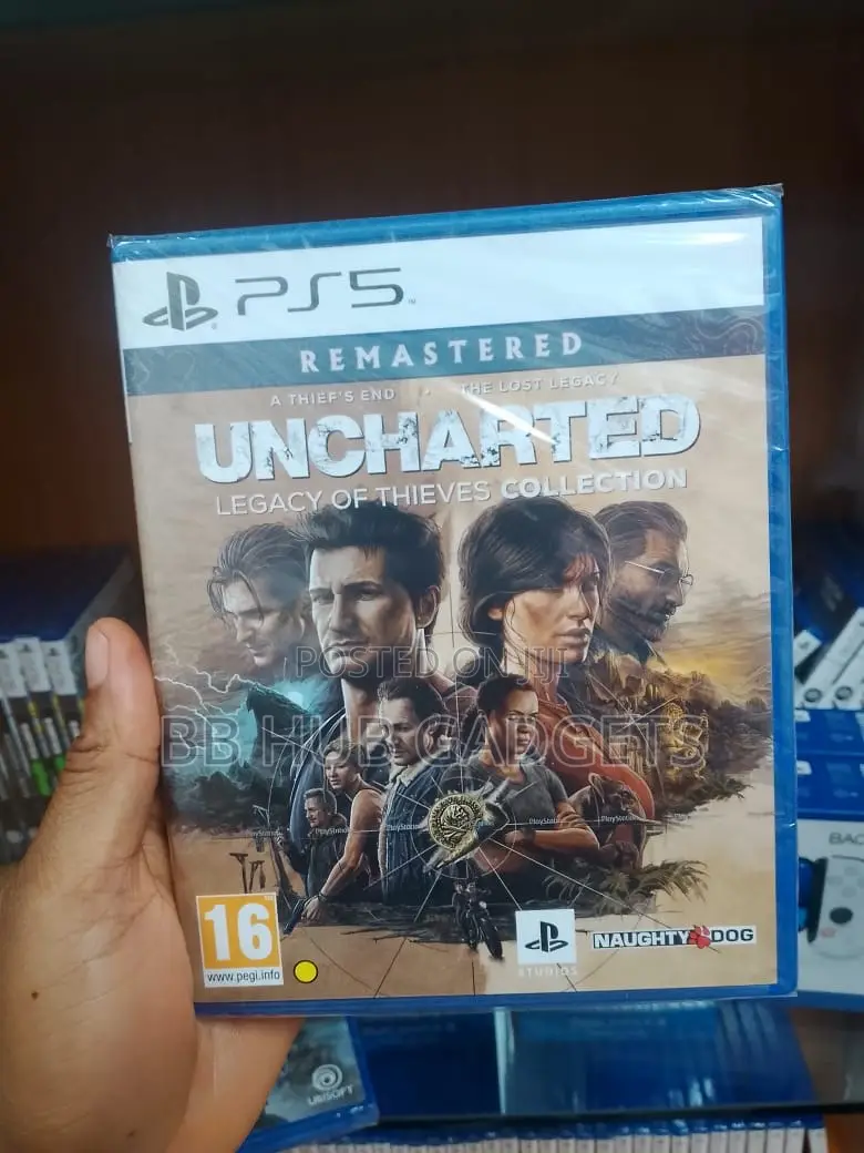 Ps5 Uncharted Remastered Cd