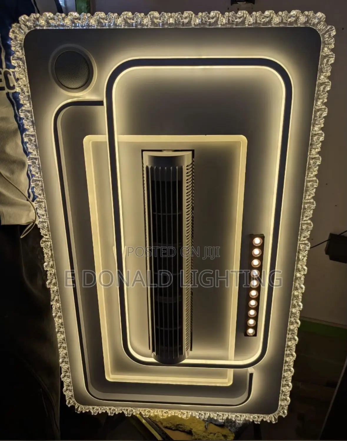 Luxury Ceiling Fitting With Voice Control and Fan