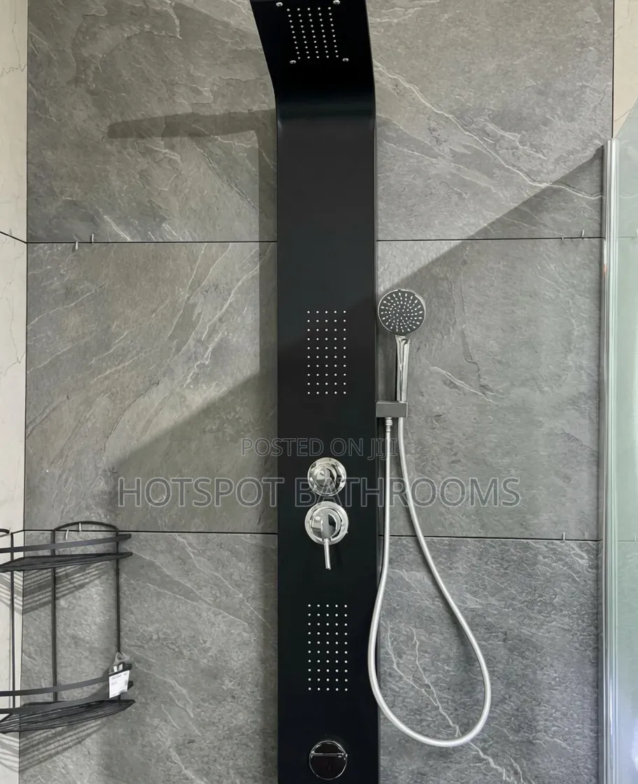 Quality Black Colour Shower Panel