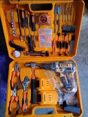 48 Volt Dewalt Rechargable Drill With Tools Set
