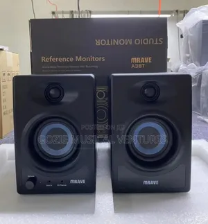MRAVE A3BT Studio Speaker Reference Monitors, Featuring a 3.5-Inch