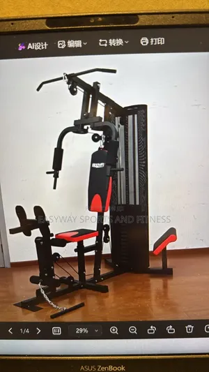 Single Station Gym With Leg Press