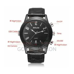 Full HD Hidden Video Camera Waterproof Wrist Watch Camera