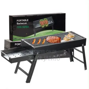 Outdoor Portable Folding Charcoal Barbecue Grill