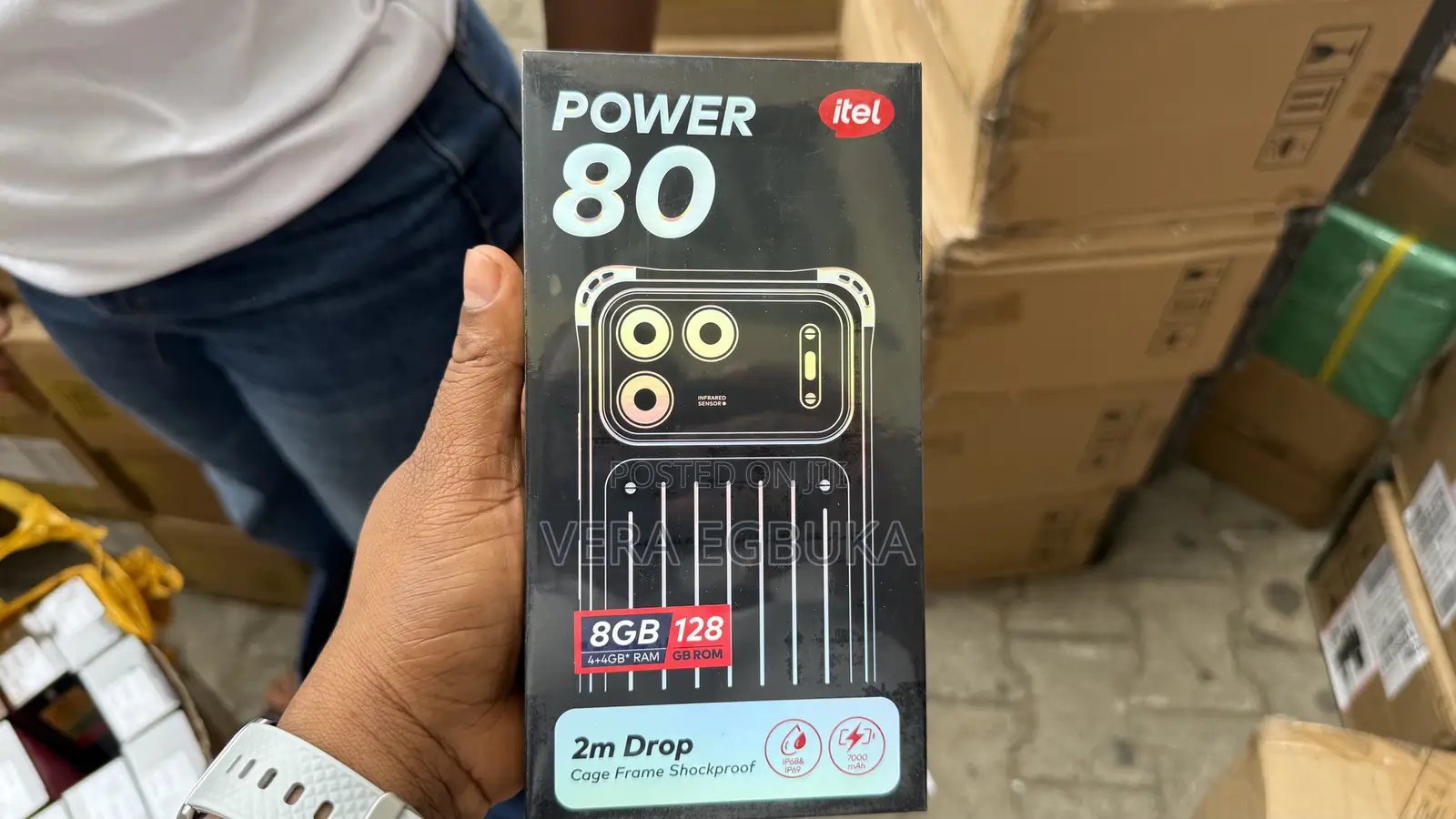 New Itel Power 80 128 GB
