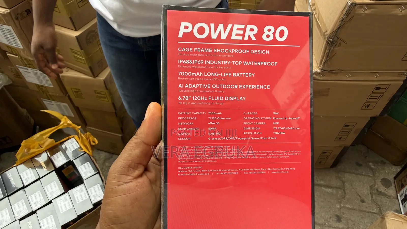 New Itel Power 80 128 GB
