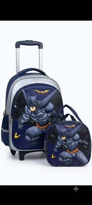New Arrival – Premium Kids' Racing Car Trolley School Bag Set!