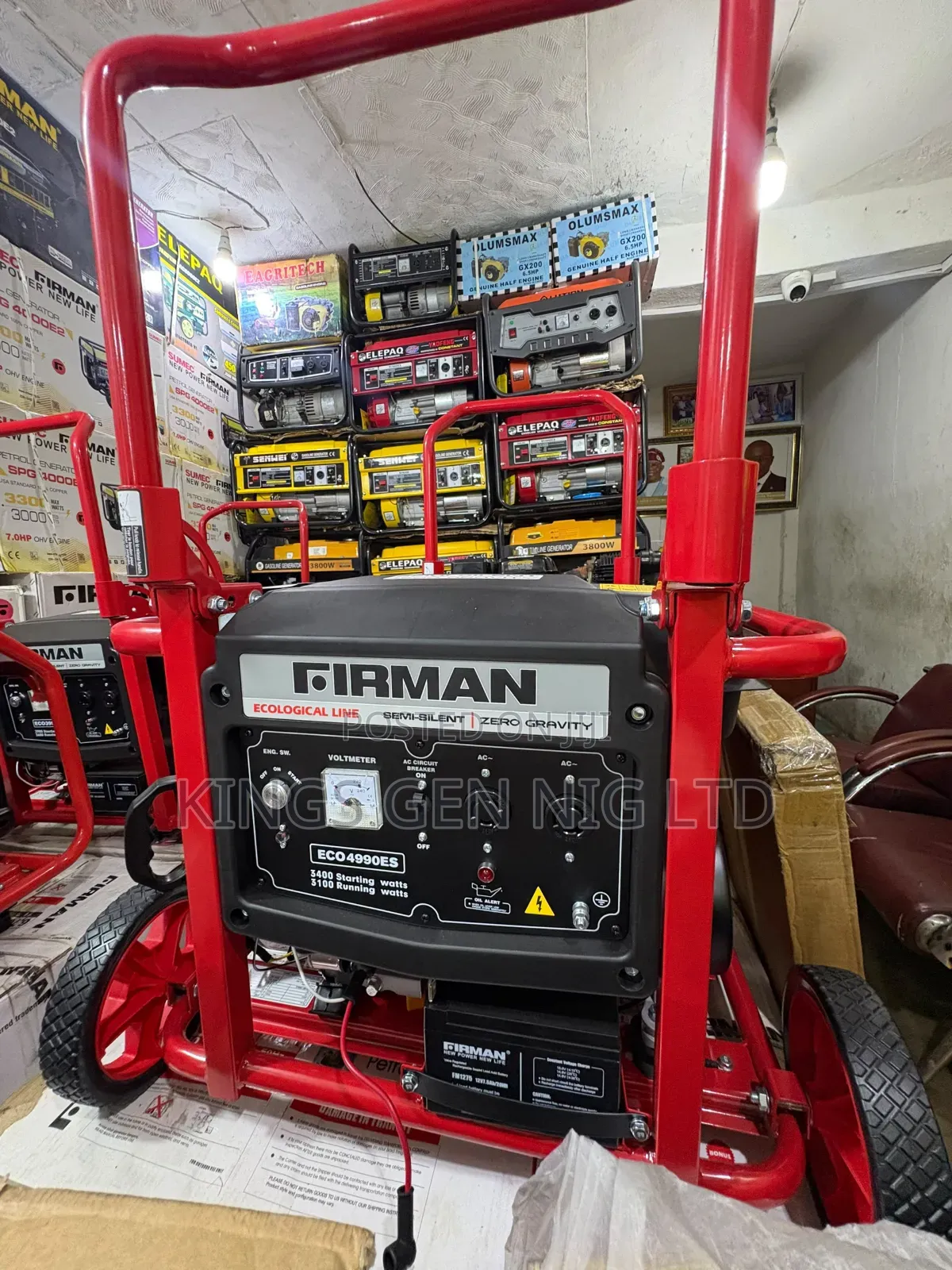 FIRMAN 3.4kva ECO4990ES Semi-Silent Generator Set