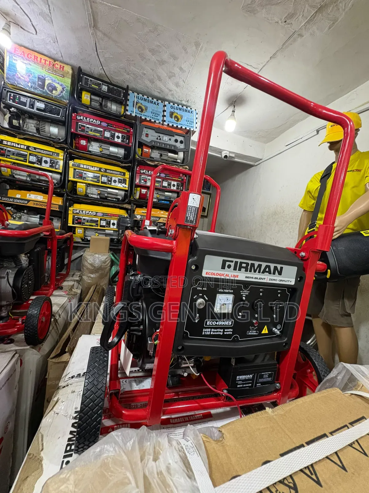 FIRMAN 3.4kva ECO4990ES Semi-Silent Generator Set