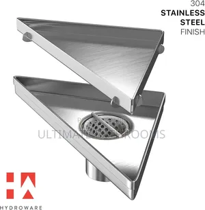 Stainless Steel Triangular Shower Drain