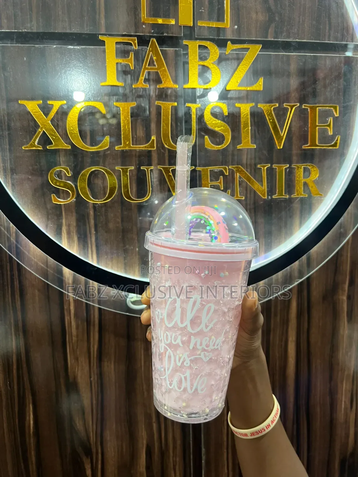 Luxury and Rainbow Sippy Cup
